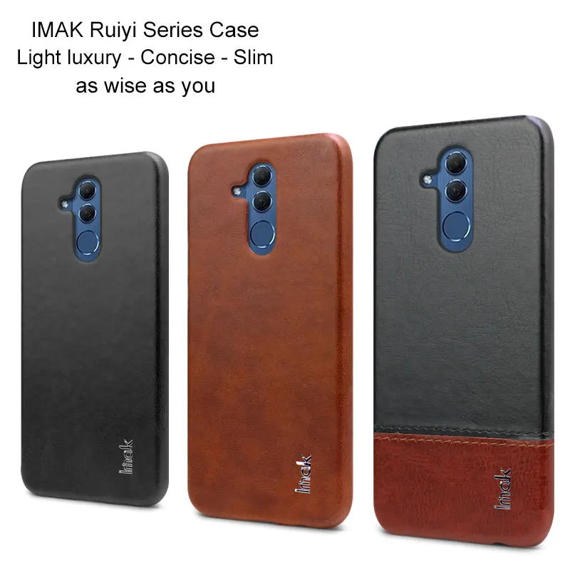 IMAK Ruiyi серия Роскошная кожа из искусственной кожи чехол для huawei mate 20 Lite MaiMang 7