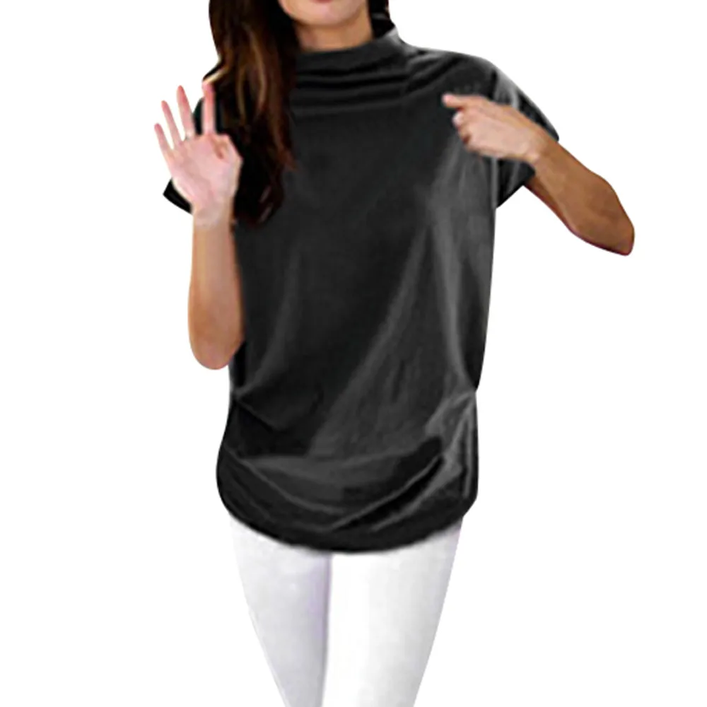 2019 New Fashion Women Casual one shoulder skew collar Long Sleeve Solid Cotton Shirt Top Tunic Blusas Mujer | Женская одежда
