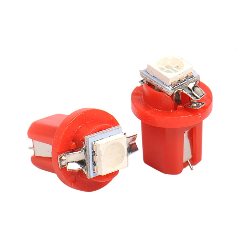 1 шт. T5 B8.5D 1Smd 5050 Светодиодный индикатор для чтения Синий Белый Красный холодный
