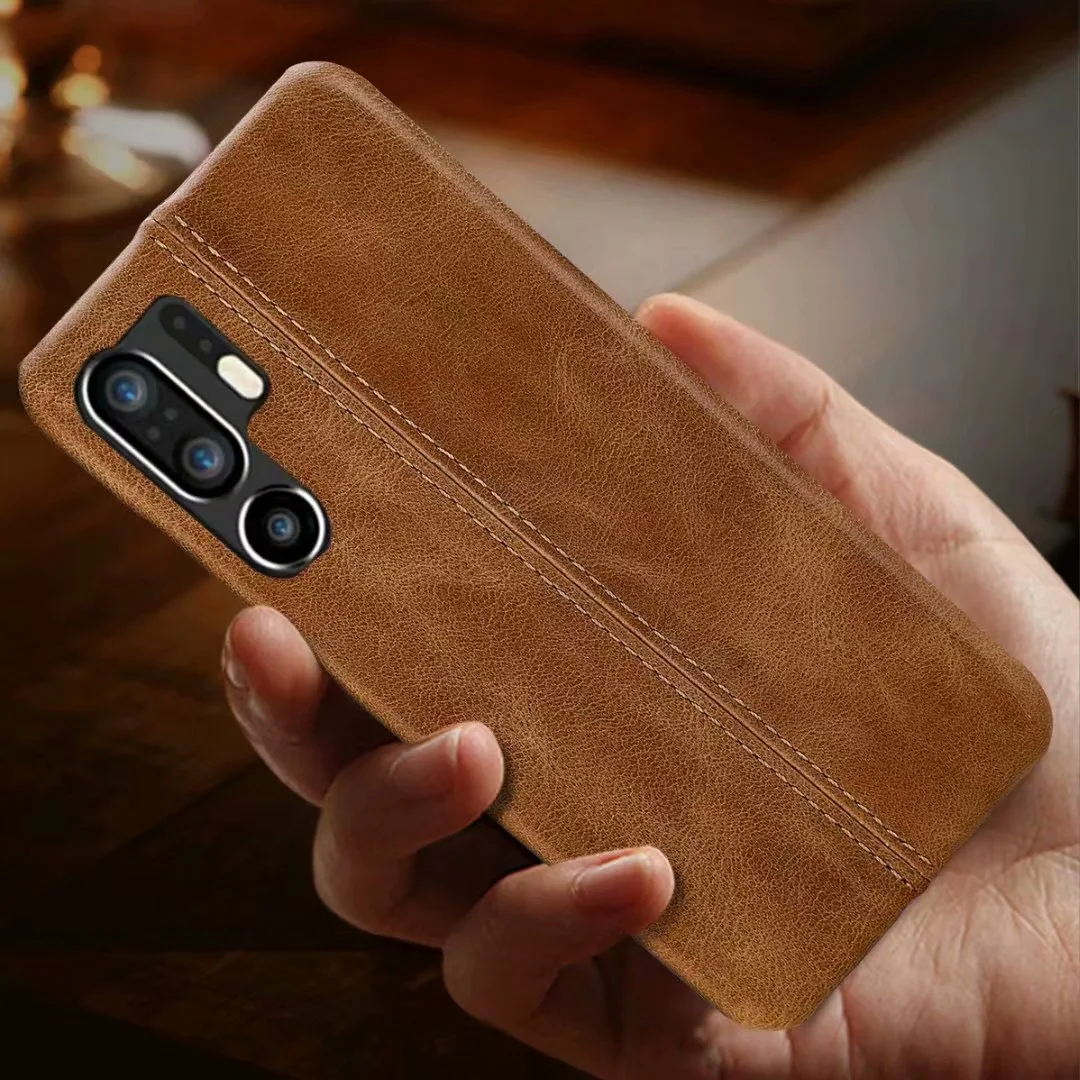 3 цвета, чехол из натуральной кожи для huawei P30/P30 Pro/P30 Lite, чехлы для телефонов, Сумки из натуральной коровьей кожи
