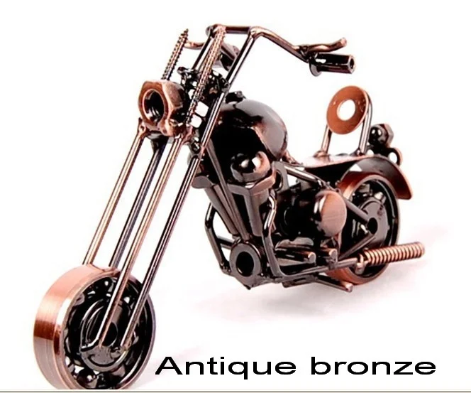 Лидер продаж настольное украшение ручной работы железная модель мотоцикла