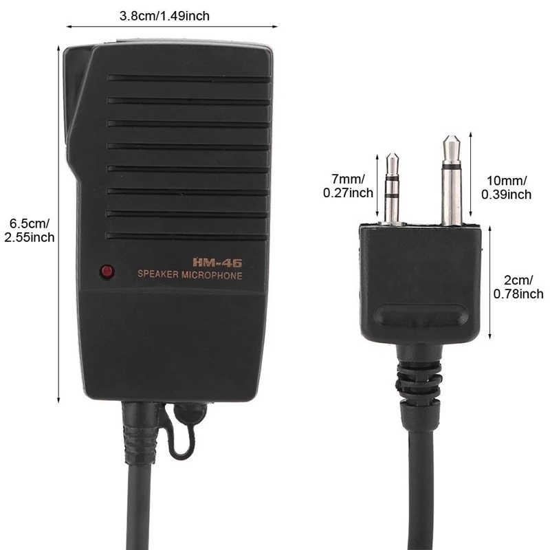 AABB-Handheld Speaker Mic for Icom Ic-V8 V85 V82 Ic-T2H T8A 2At W32A E90 Radio | Электроника