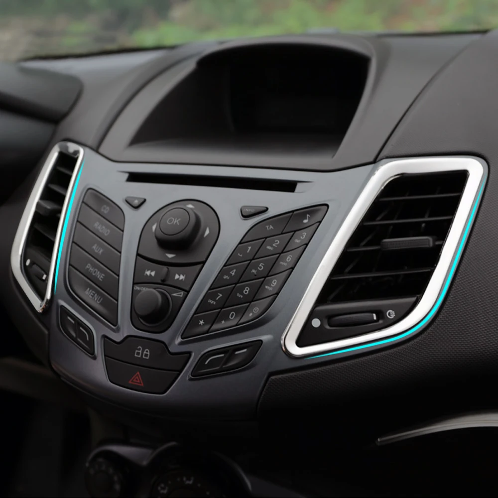 Новый дизайн! Аксессуары для отделки из нержавеющей стали украшение салона 2