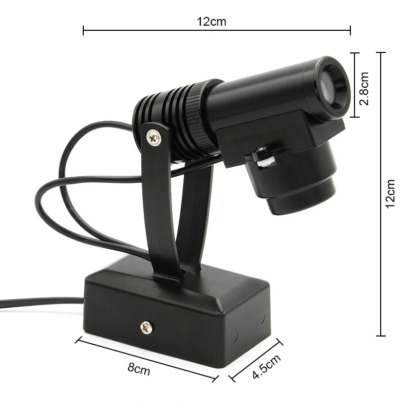 Точечный светильник с проекцией 110 В/220 В для логотипа отеля рекламы точечный