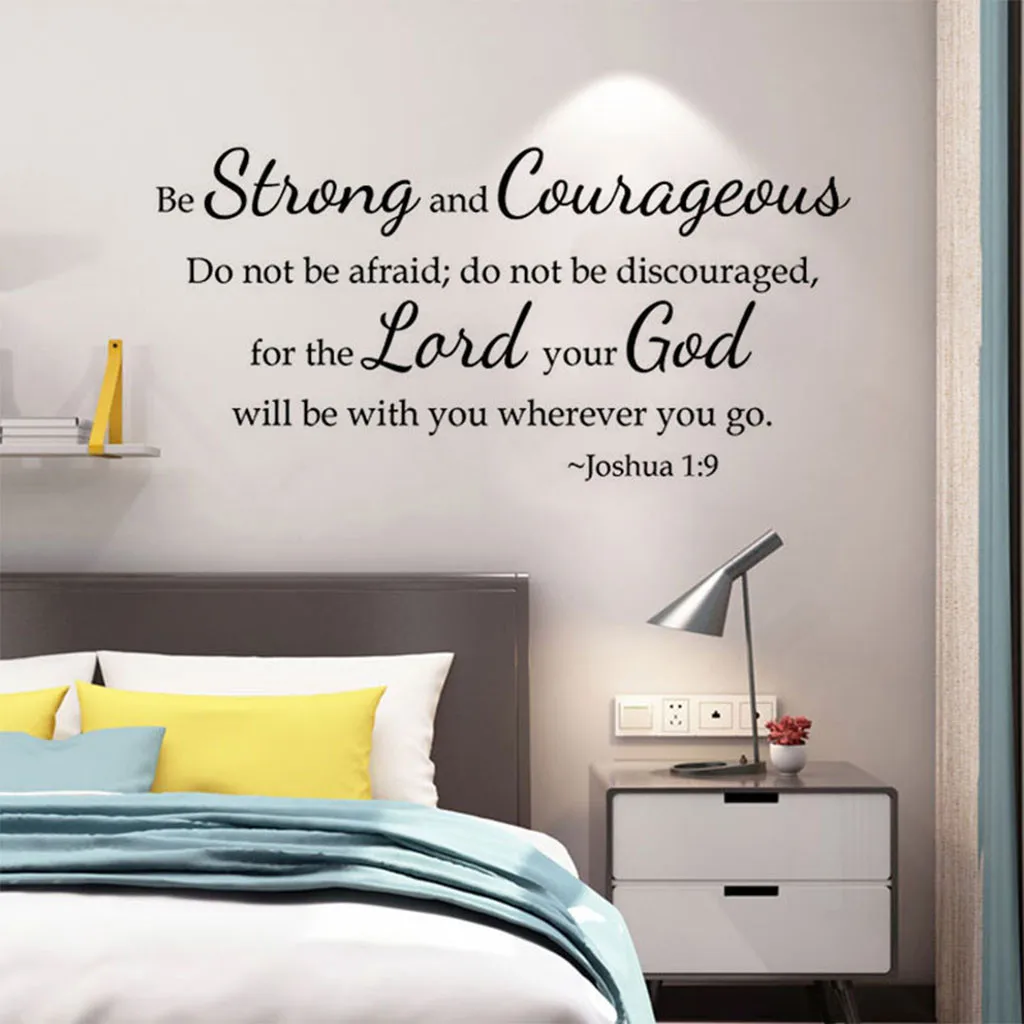 Be Strong домашняя наклейка семья Сделай Сам Искусство Виниловые настенные наклейки