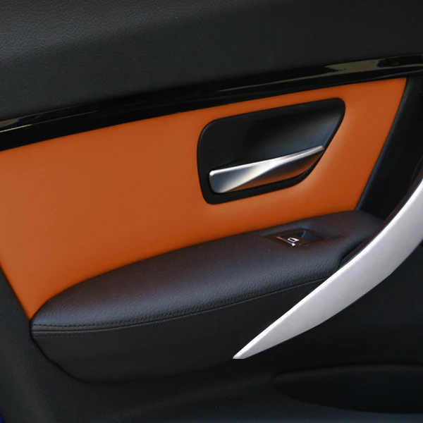 Для BMW 3 серии F30 2013 2014 2015 2016 2017 панель ручки интерьера автомобиля из микрофибры
