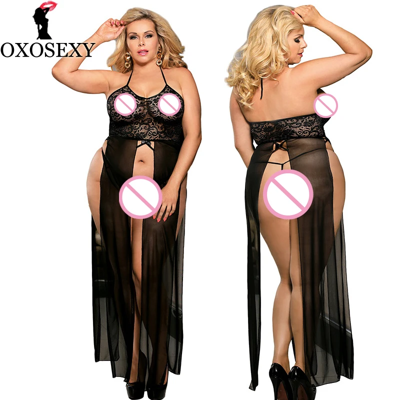 Xxxl 5xl синий белый бант открытое длинное женское сексуальное нижнее белье с