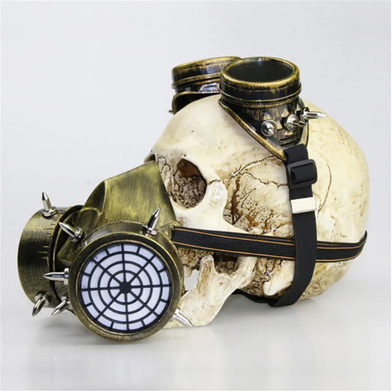 Высокое качество стимпанк очки противогаз Готическая Маска Косплей Аксессуары