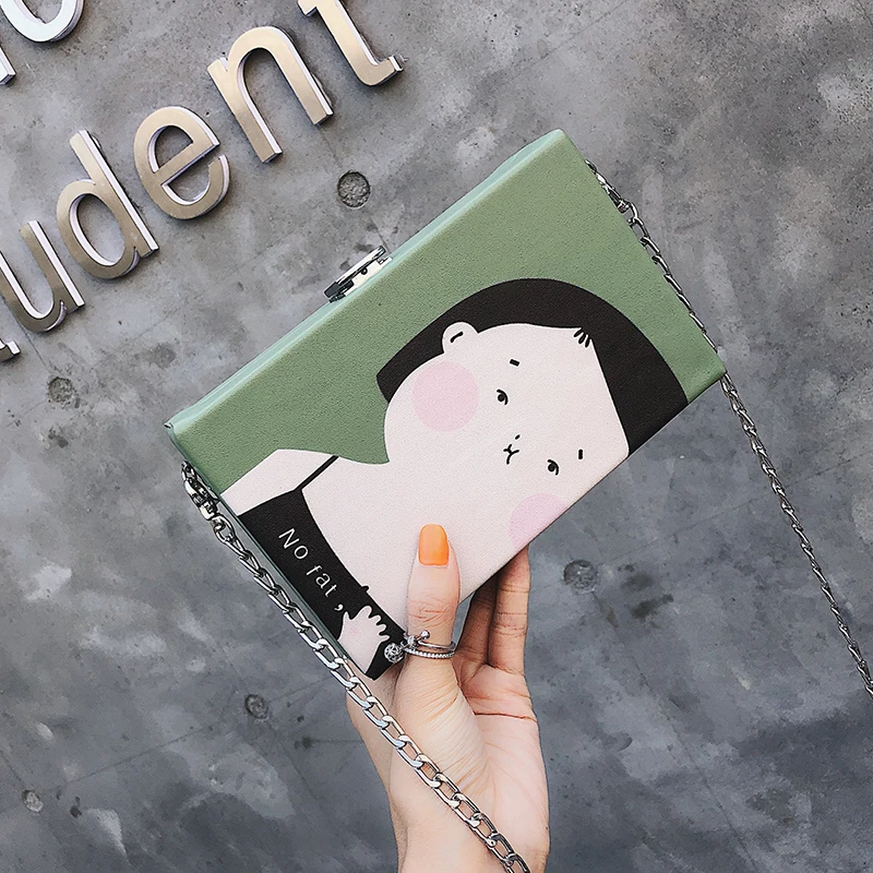 Женские сумки повседневная Корейская сумка на цепочке трендовая через плечо