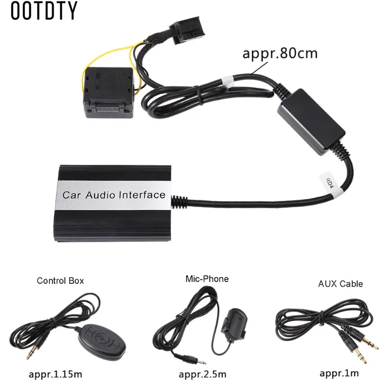 Новый Bluetooth комплект громкой связи MP3 беспроводной музыкальный AUX адаптер