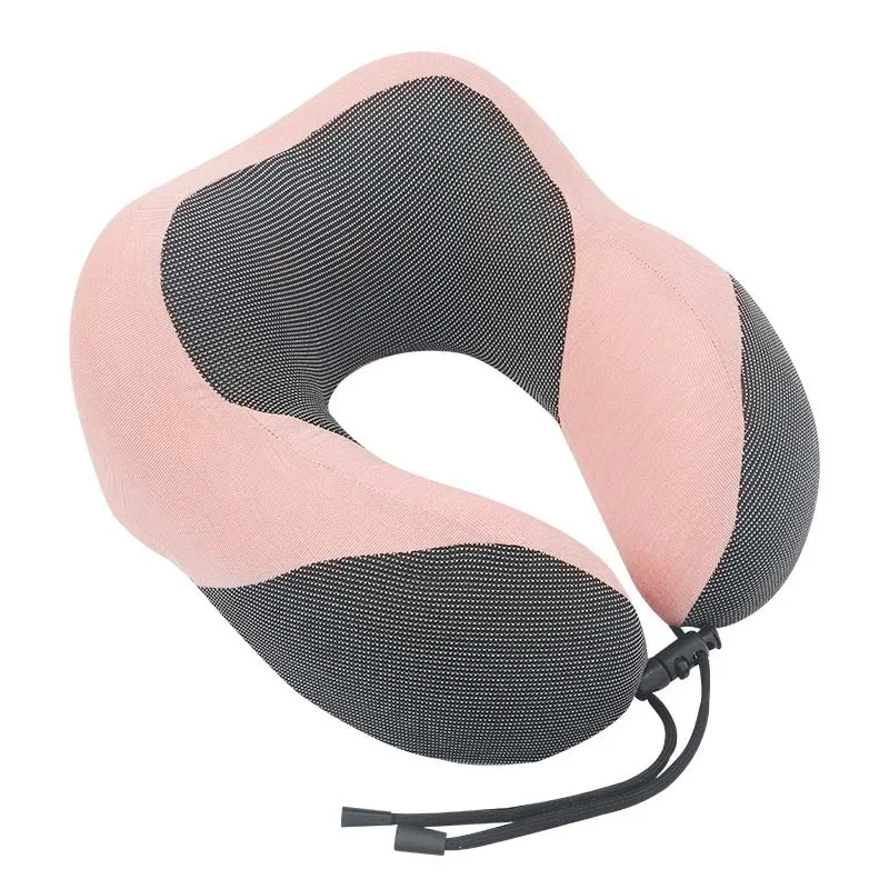 Memory Foam U-Shape Neck Pillows Soft Slow Rebound Space Travel Pillow Solid Neck Cervical Healthcare Bedding
