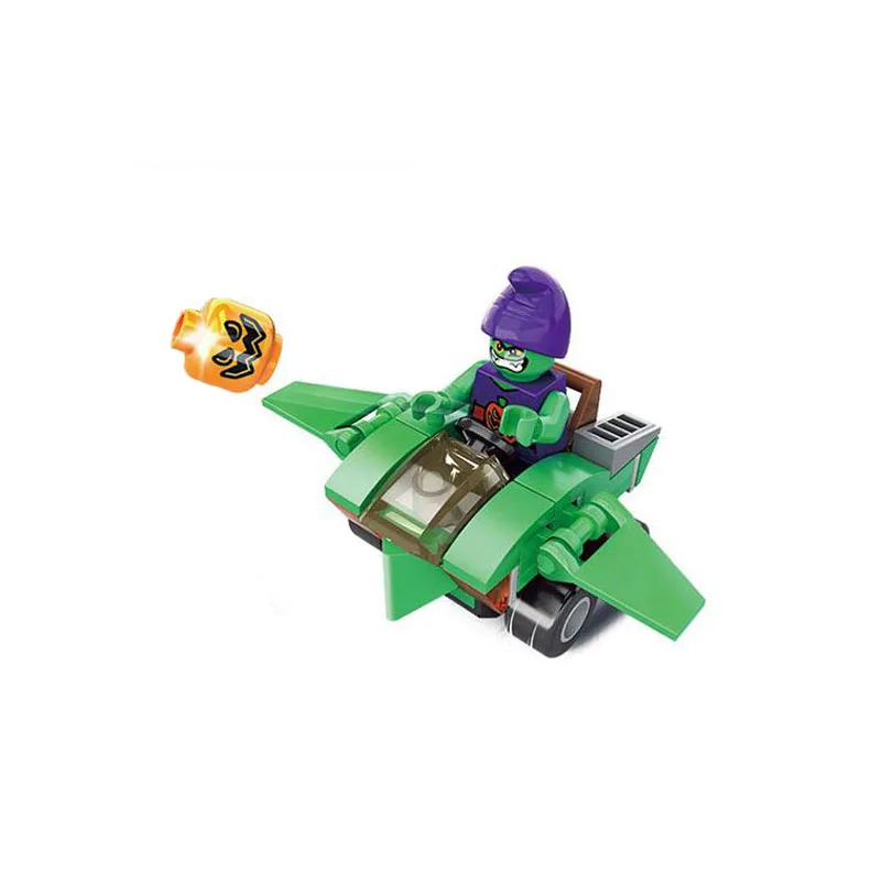 12 шт./лот комикс Супер герои бампер автомобильный строительный блок сделай сам