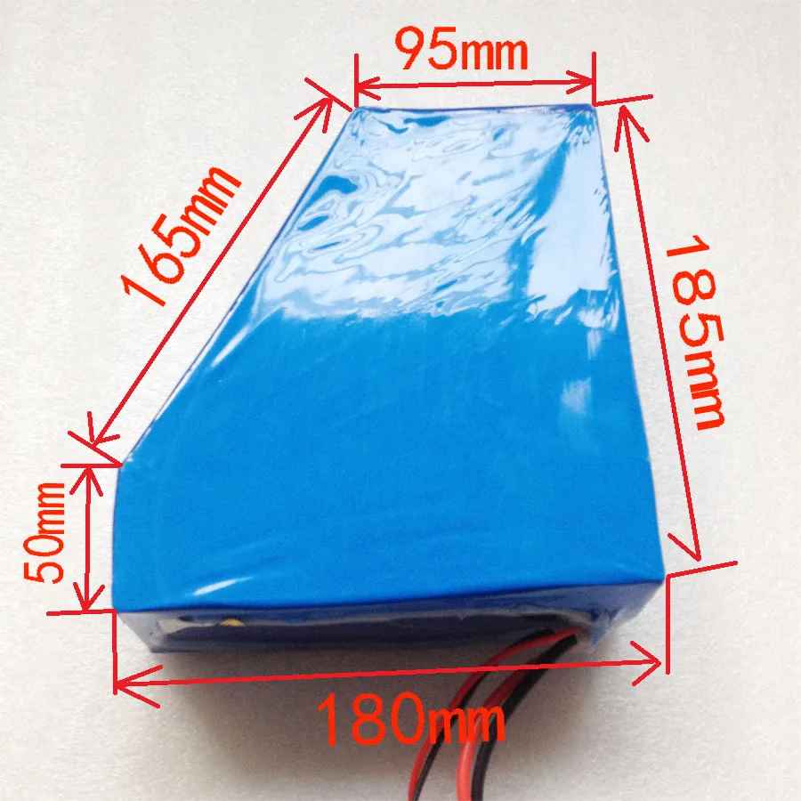 2016 отлично! Треугольная форма 1000 Вт Электрический велосипед батарея 36В 20Ah