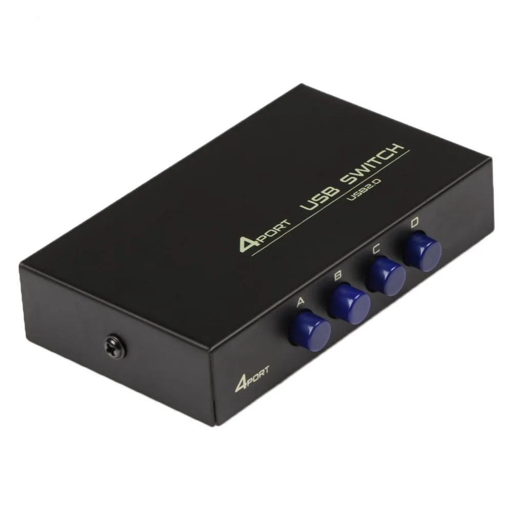 4 порта USB 2 0 совместный переключатель адаптер Коробка для ПК Сканер Принтер в 1