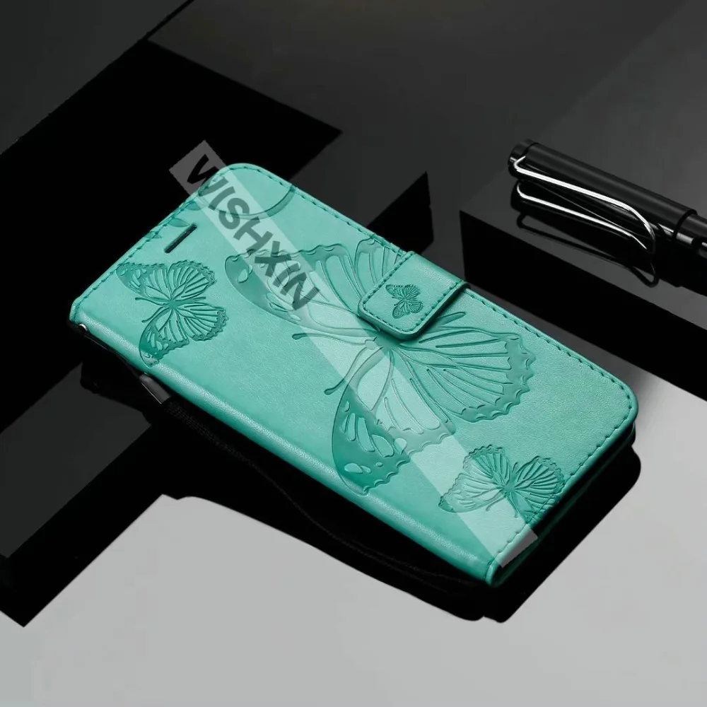 Для Huawei P9 Lite 2016 чехол P9Lite Роскошный 3D бабочка искусственная кожа для Funda P 9 VNS-L21