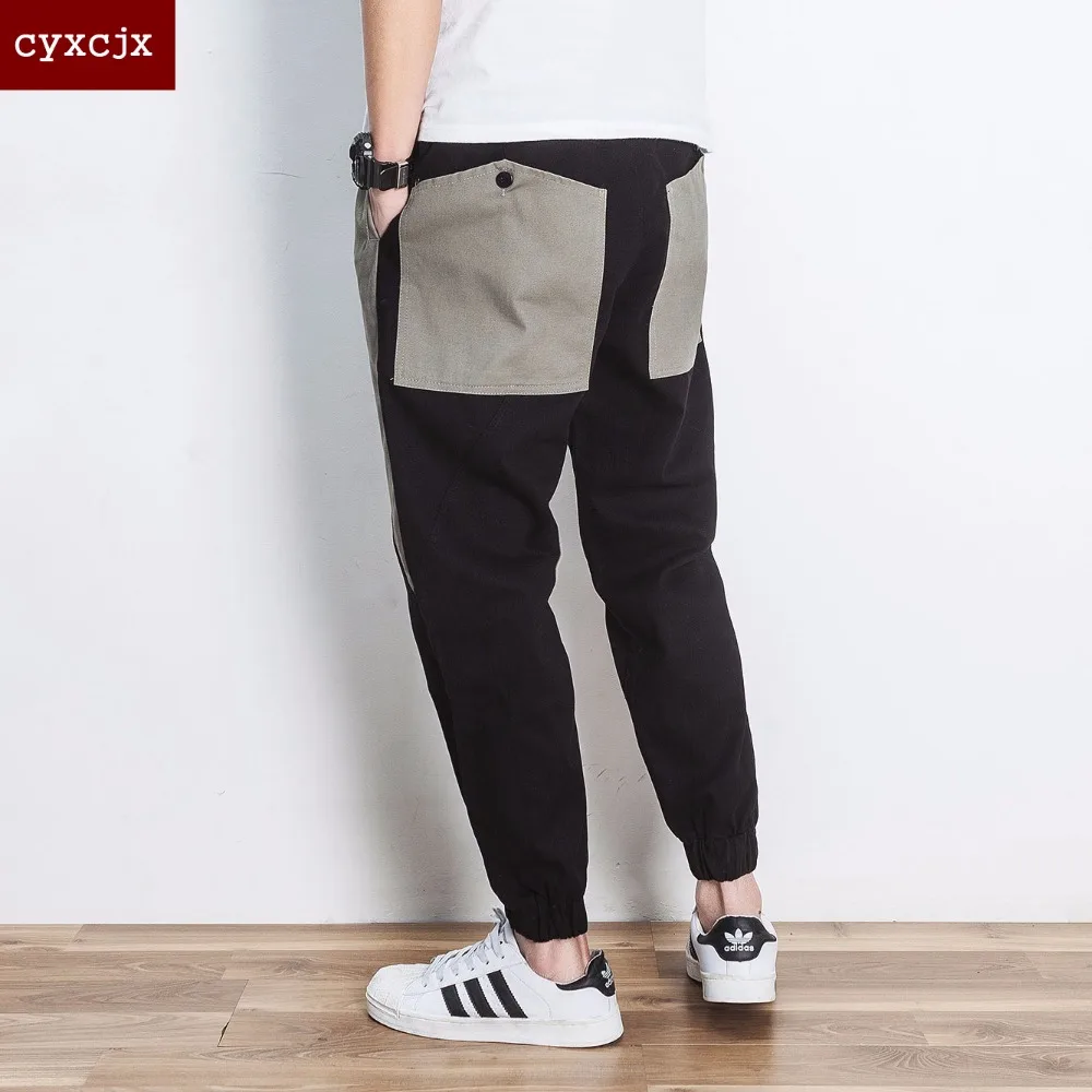 Брендовые повседневные штаны-шаровары Для мужчин Jogger Брюки для девочек Фитнес