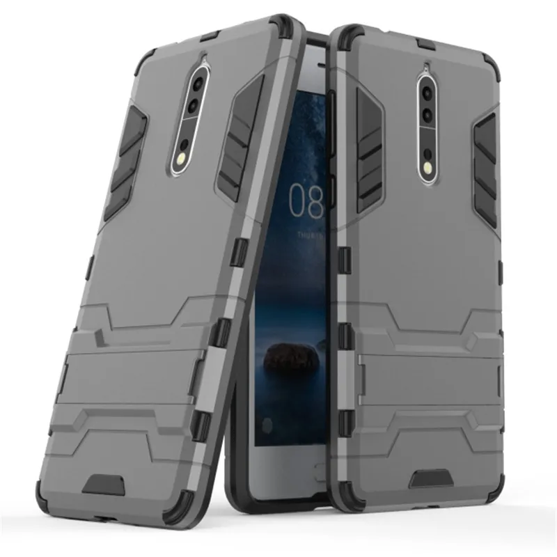 Чехол для телефона из ТПУ и поликарбоната Nokia 8 7 Plus жесткий чехол-накладка на