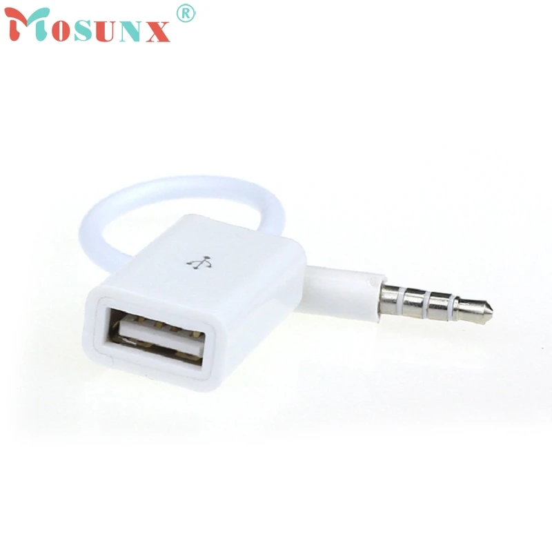 2017 Новый иммунитет 3 5 мм AUX вспомогательный аудио разъем в USB конвертер Кабель