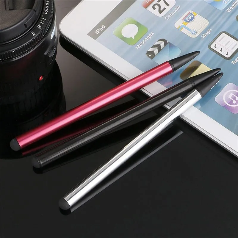 Лидер продаж стилус для сенсорного экрана 2 в 1 универсальный iPhone iPad Samsung