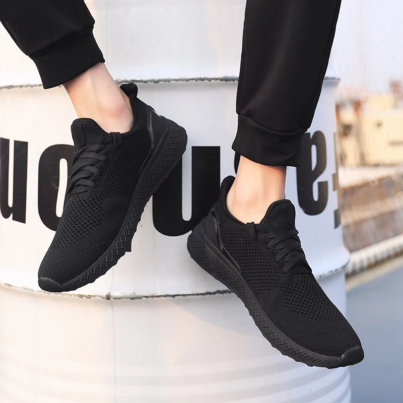 VastWave Flyknit мужские Сникеры мужские летние дышащие повседневные туфли для мужчин прогулочная Беговая обувь Zapatos De Hombre