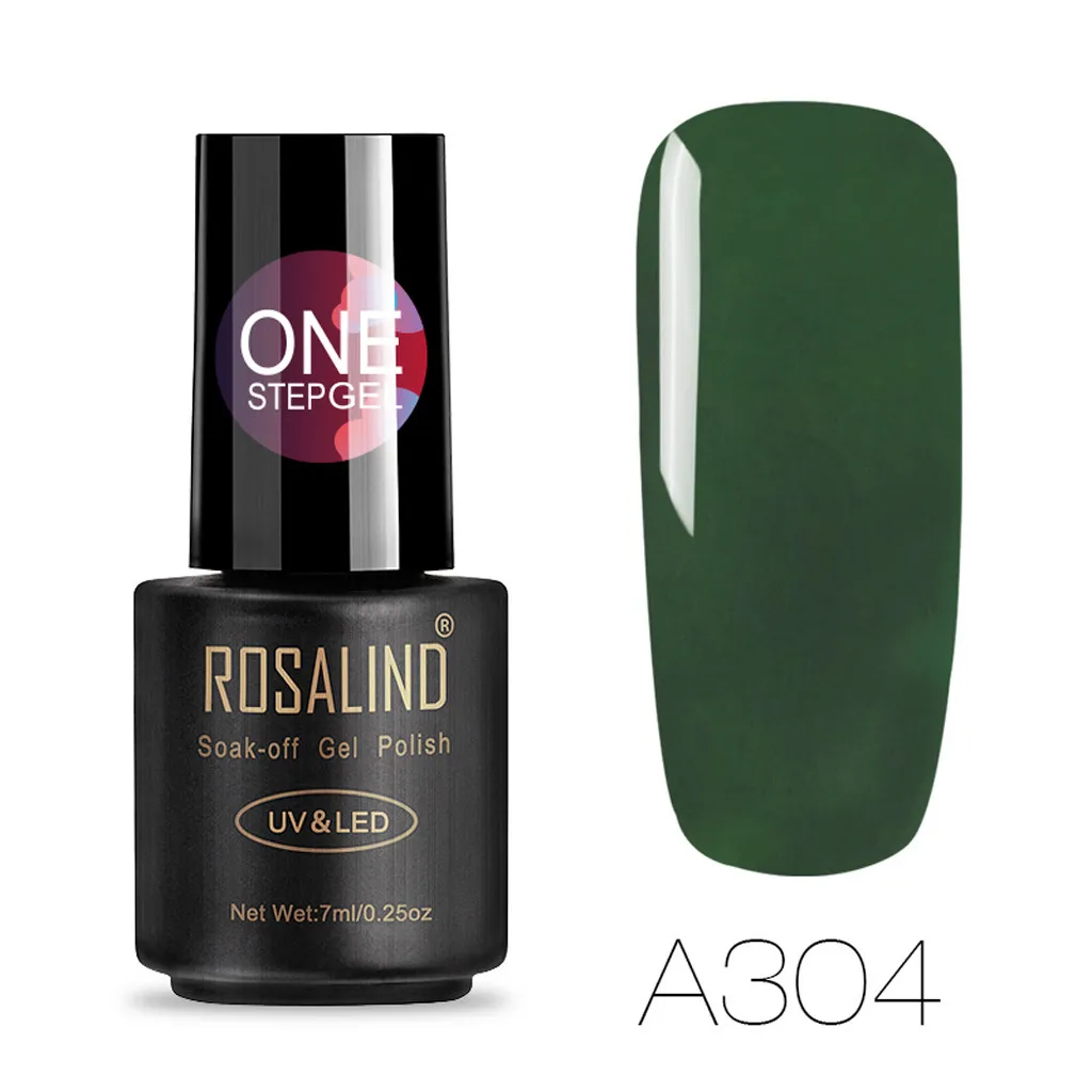 ROSALIND Гель-лак для ногтей Блестящий Гель-лак для ногтей одношаговый Косметический лак для ногтей Новинка Прямая поставка Горячая Распродажа