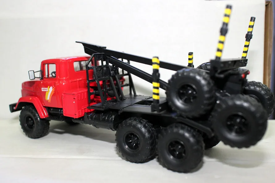 Коллекционная литая игрушка модель 1:43 Масштаб советское соединение краз винтажная древесина для переноски грузовой автотранспорт для мальчика подарок, украшение