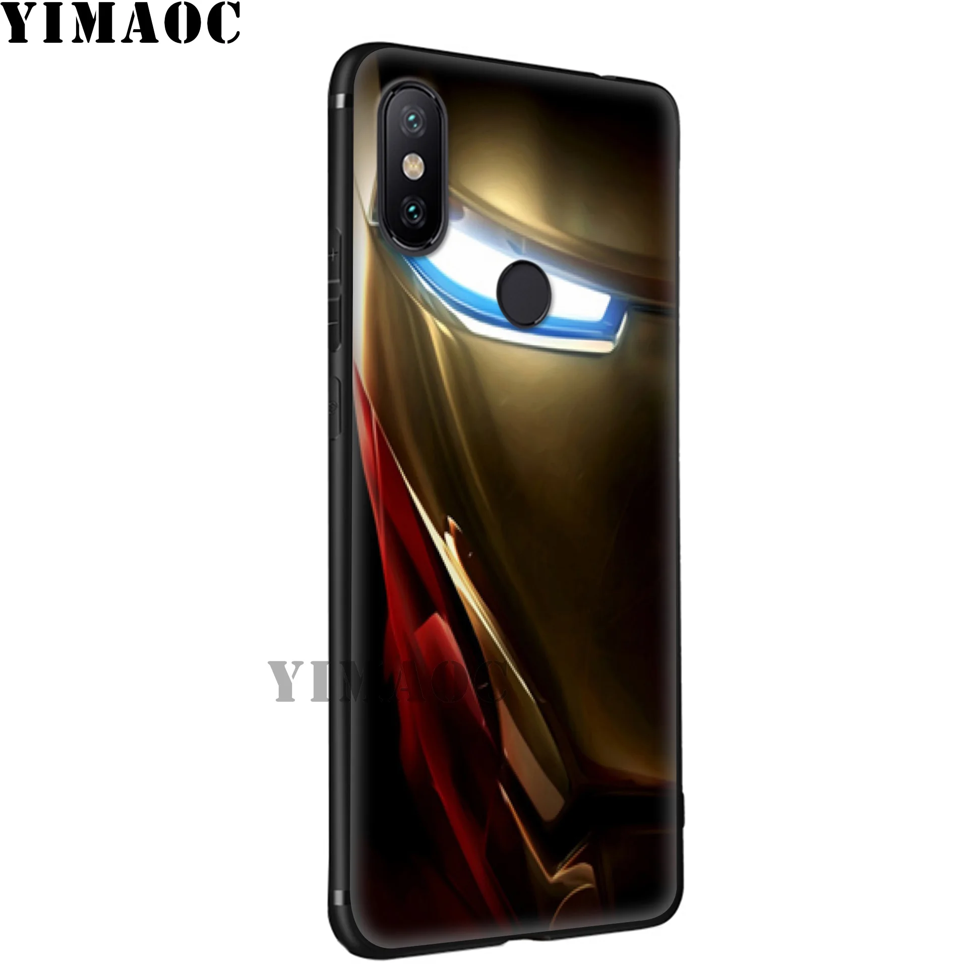 Yimaoc Железный человек с героями комиксов Марвел мягкий силиконовый чехол для Xiaomi