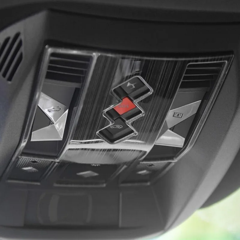 Tonlinker 1 шт. передняя крышка для чтения, наклейка для CITROEN DEESSE DS7-19, автомобильный Стайлинг, крышка из нержавеющей стали, наклейка s