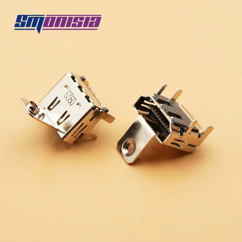 

Smonisia 100PCS HDMI-compatible HD Interface Female Connector HD Transmission Socket 19PIN SMT FOR notebook tablet PC