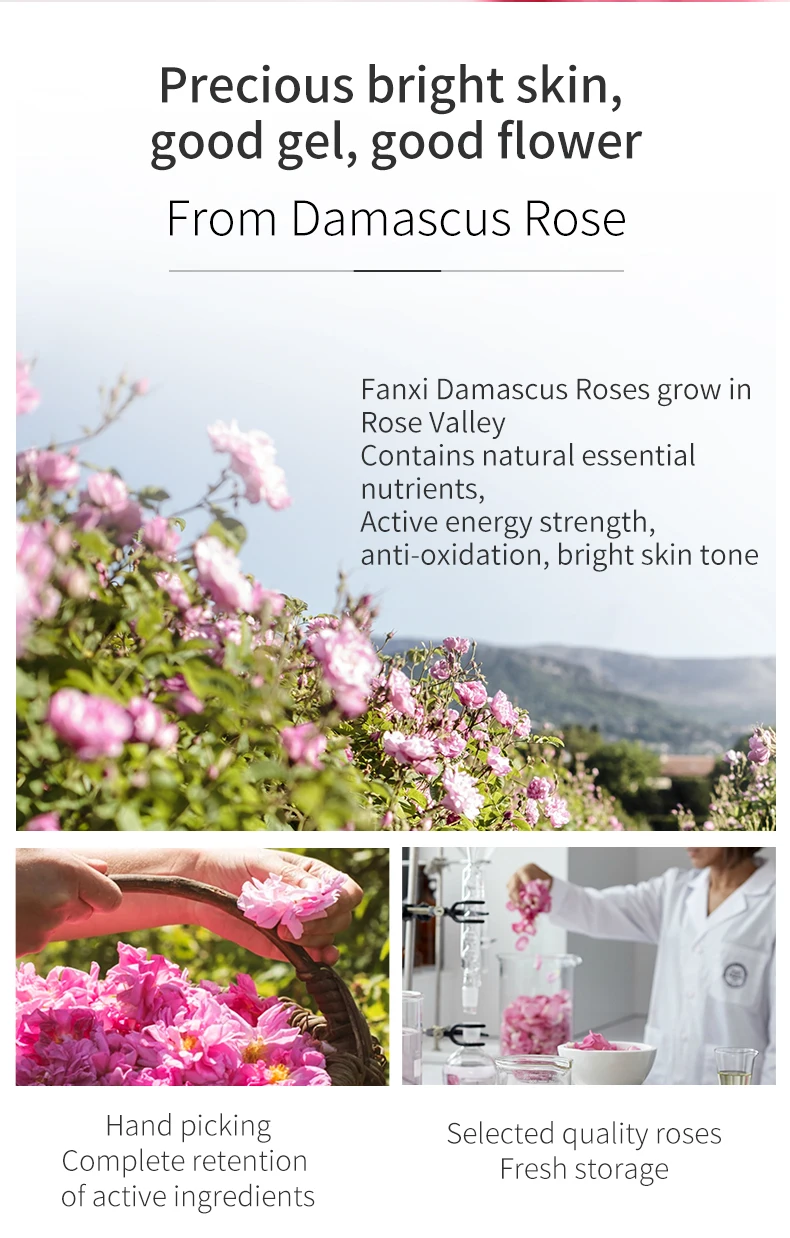Fonce Plant extracts Toner 80ml Silk collagen 24K gold Lavender essence rose essential oil Whitening Brighten Oil Acne Control