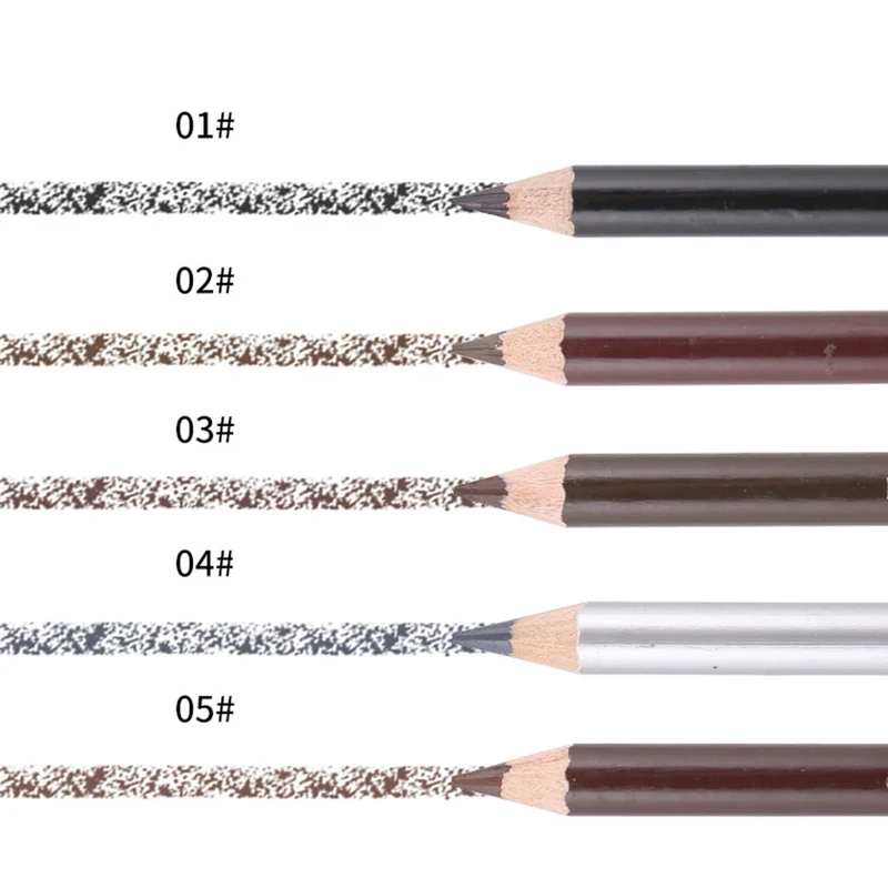 5 видов цветов с двойной головкой жидкая ручка для бровей водостойкая Татуировка