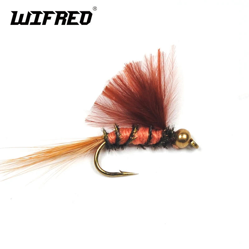 6 шт. #8 латунная рыболовная приманка Wifreo с золотой головкой|bait bait|fishing baitfly fishing bait |