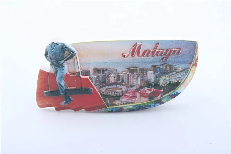 5 шт. 3D LUXEMBURG Прага Малага Авила Мадрид креативная форма туристический сувенир