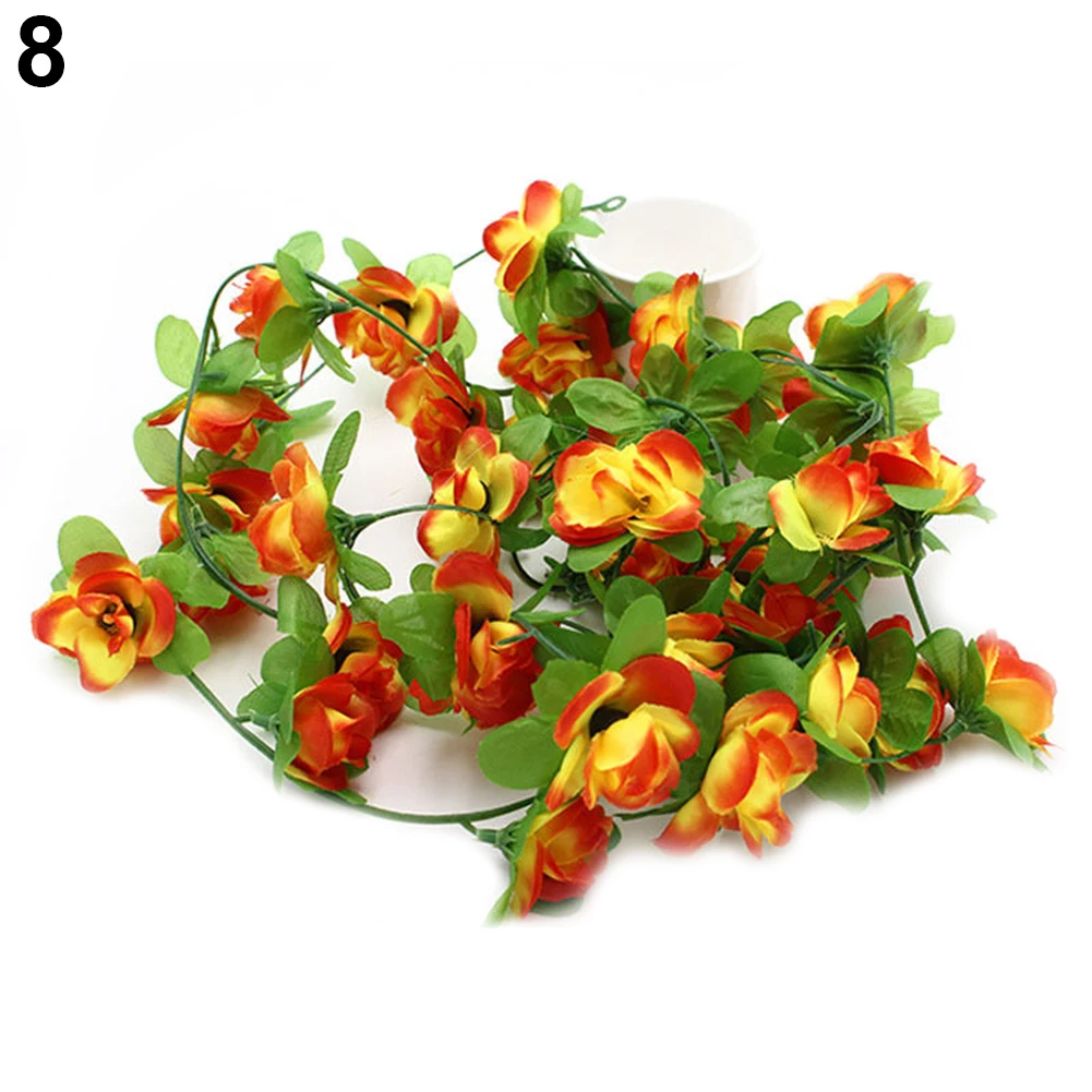 1 шт. красивый сад дом Свадебная вечеринка Декор поддельный цветок гирлянда