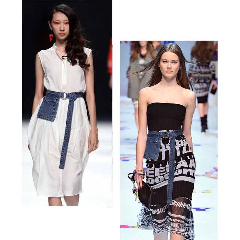 Поясная Сумка для женщин забавная Повседневная Роскошная сумочка из денима с