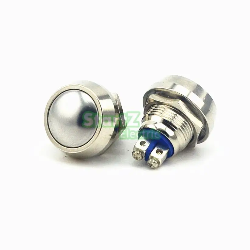 

12mm Dome Head Momentary Push Button Switch 2A/36VDC