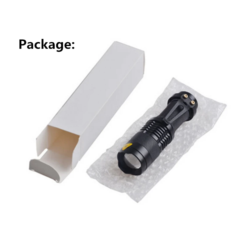 Супер Мини Q5 Водонепроницаемый 3 режим Масштабируемые светодио дный фонарик