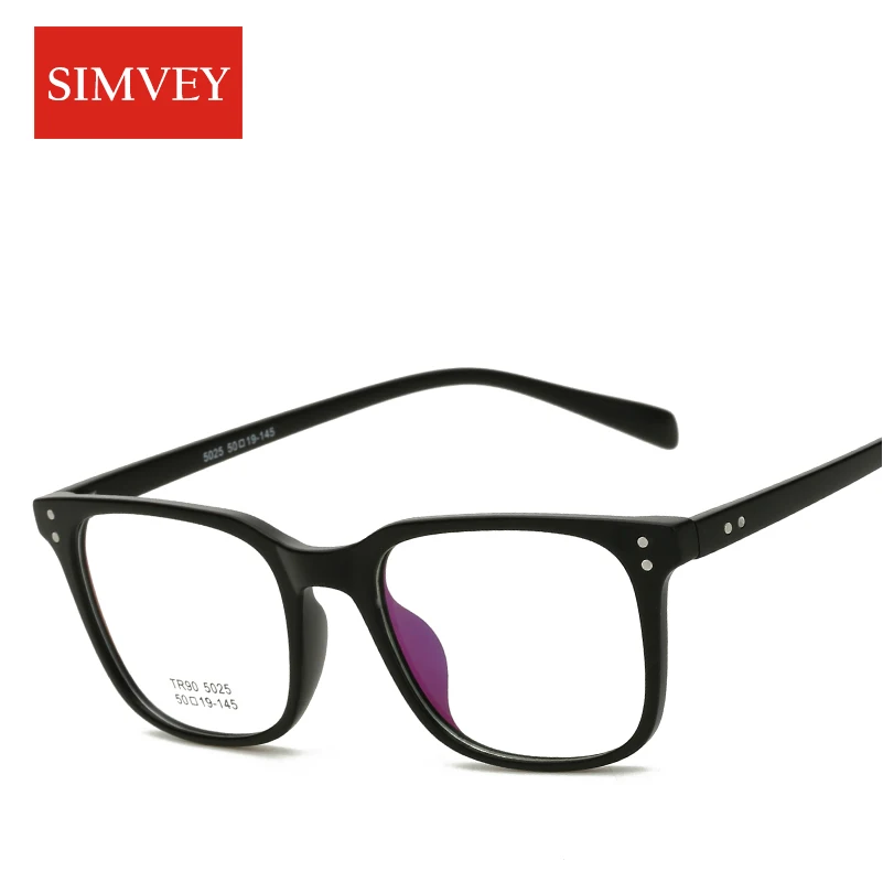 Simvey ретро большие квадратные оправы для очков женские и мужские модные очки Nerd