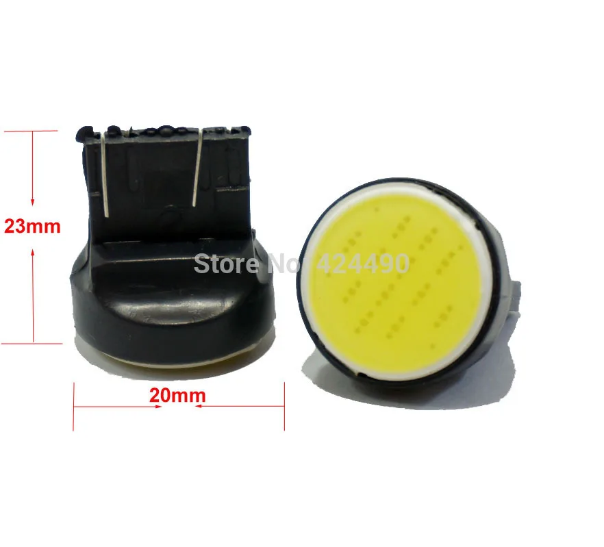 100 шт. супер яркие T20 COB 7440 7443 12 SMD W21W 12Led автомобильные лампы указателя поворота