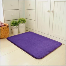 Alfombrilla gruesa de lana Coral para puerta, decoración moderna para el hogar, antideslizante, absorbente, para baño, entrada de pie, Alfombra de humedad para dormitorio (4)