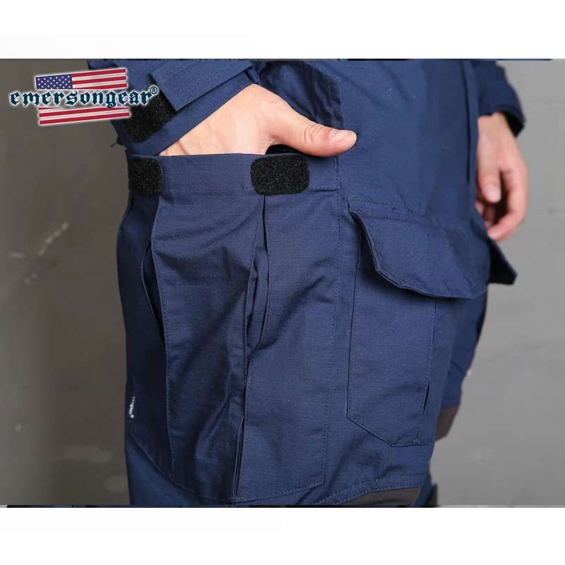 Emersongear Emerson Blue Label G3 армейские брюки, военные тактические нейлоновые темно-синие брюки, брюки-карго для дрессировки, w наколенники