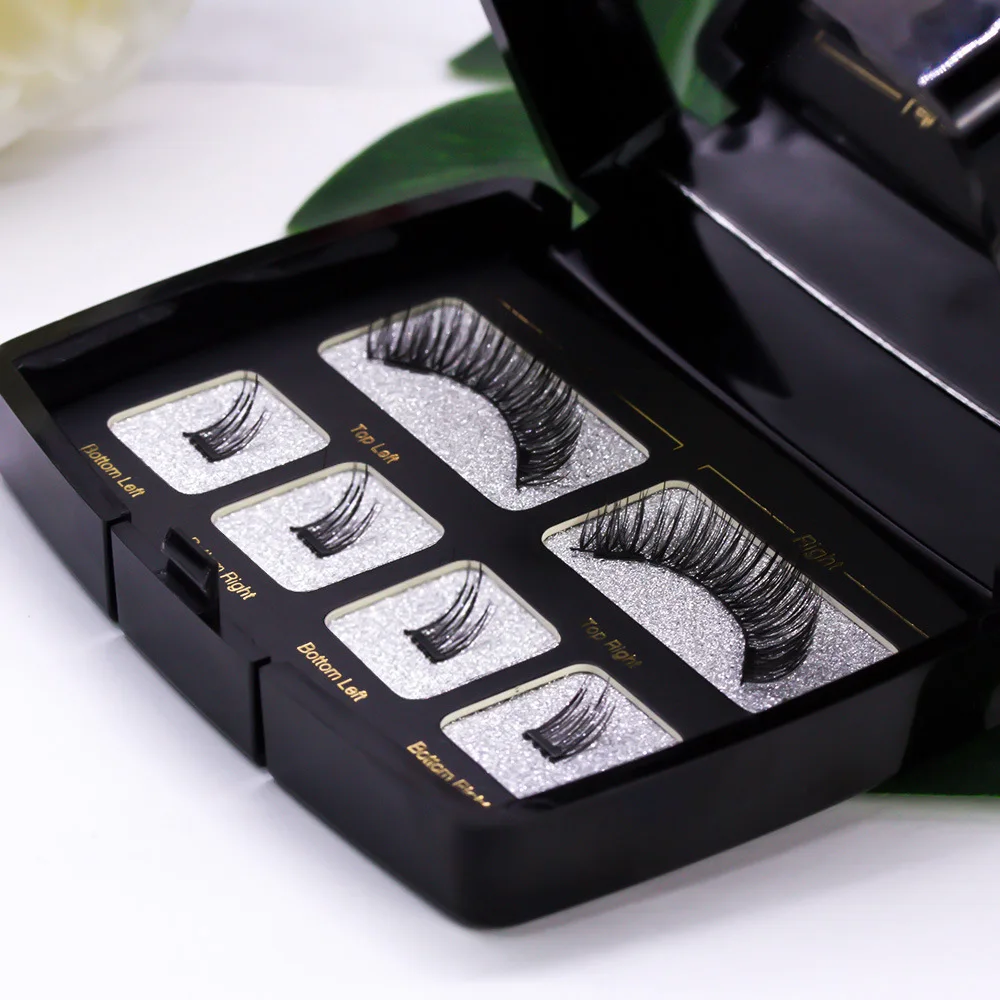 3D Магнитная Eyeashes накладные ресницы 1 пара 3d наращивание ресниц натуральные по