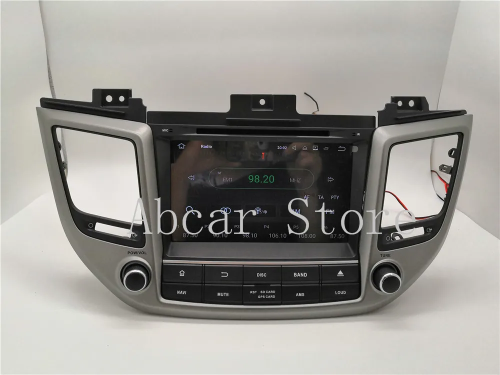 8 дюймов Android 7 1 автомобильный dvd плеер GPS навигация для HYUNDAI Tucson IX35 2015 2016 2017 2018