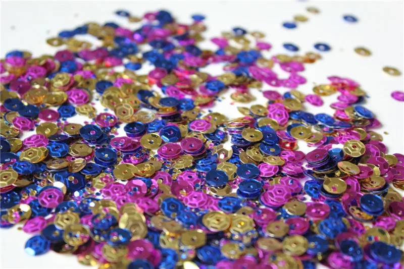 

SEQUINS 6MM CUP LASER HOLOGRAM mix COLOURS