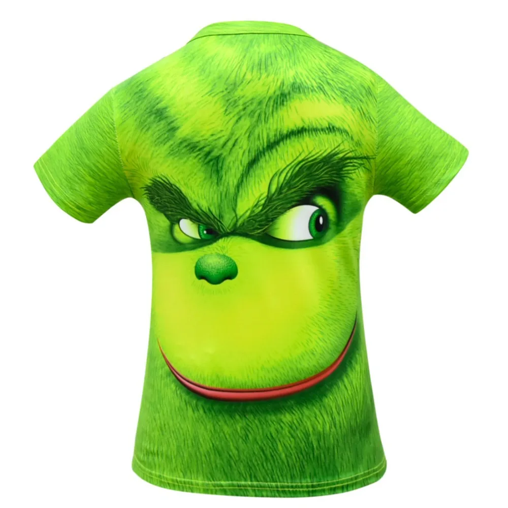 ZSQH Grinch/Новая модная детская футболка костюм гринча с надписью How The Grinch