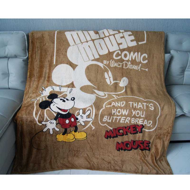 Disney Cartoon Mickey Mouse легкое тонкое Фланелевое мягкое удобное теплое одеяло для детей и