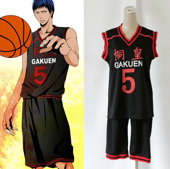 Одежда для баскетбола Kuroko одежда униформа Aomine Daiki бесплатная доставка|uniform ajax|clothes