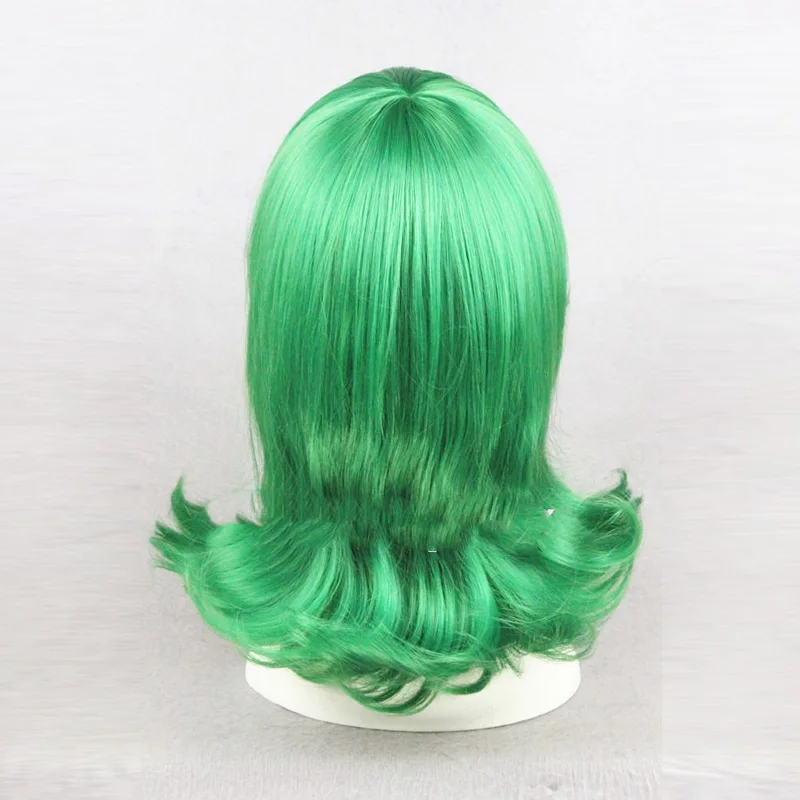 Один Пробивной человек Senritsu no Tatsumaki 12 "зеленый кудрявый короткий стиль