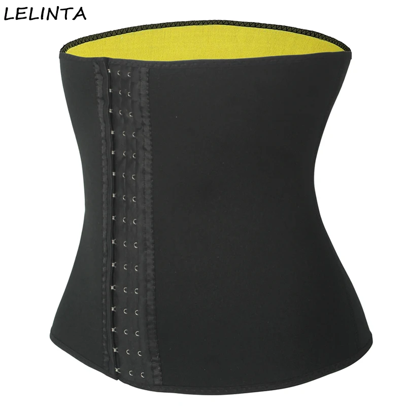 LELINTA женский пояс для похудения из неопрена, корректирующий пояс для похудения, пояс для похудения, корректирующий пояс черного цвета
