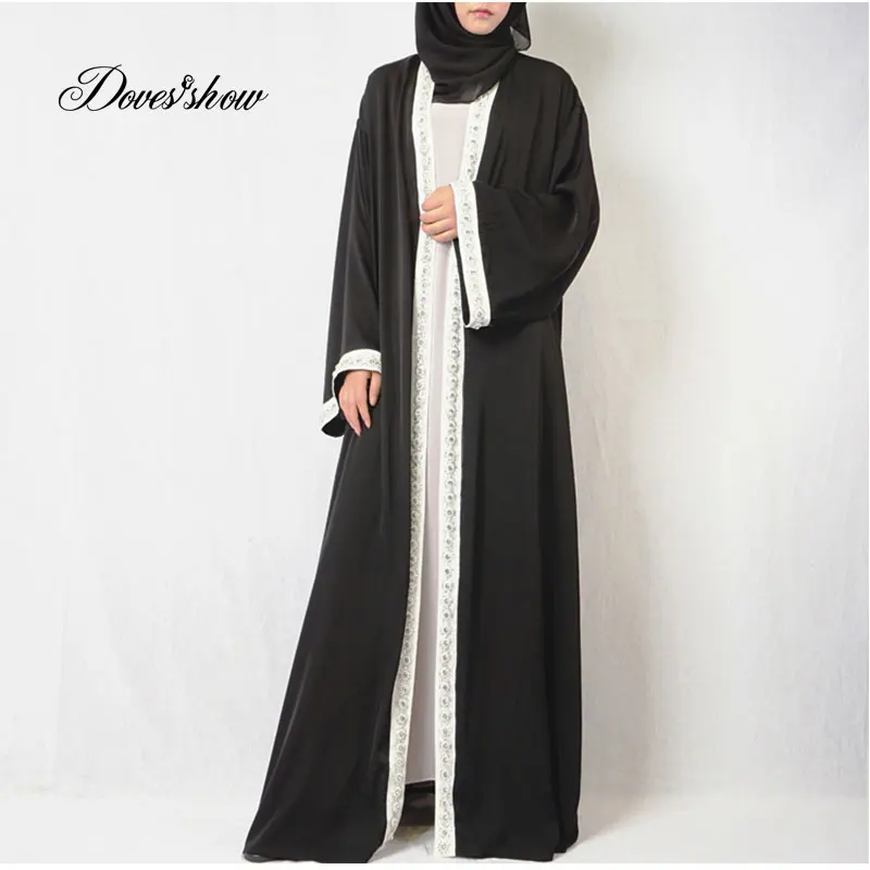 Модное мусульманское платье Abaya в Дубае мусульманская одежда для женщин Jilbab Djellaba